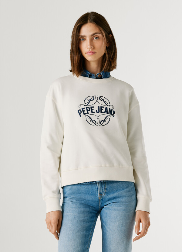 CREW NECK LOGO SWEATSHIRT