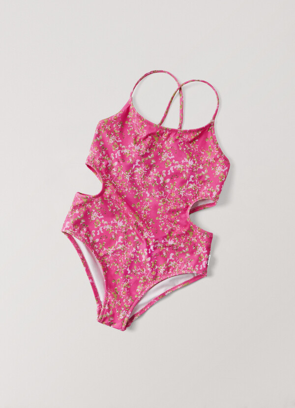 MAILLOT DE BAIN D&Eacute;COUP&Eacute; &Agrave; FLEURS