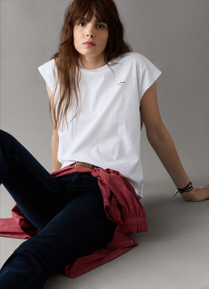 SLIM FIT LOGO PRINT T-SHIRT