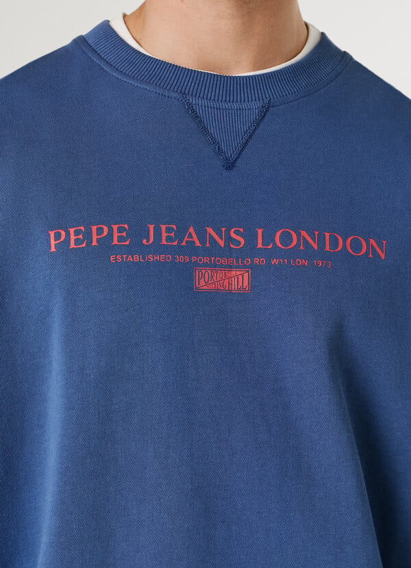 CREW NECK LOGO SWEATSHIRT