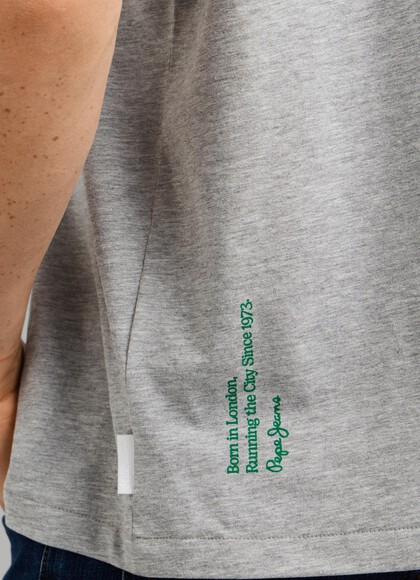 CASUAL FIT LOGO PRINT T-SHIRT