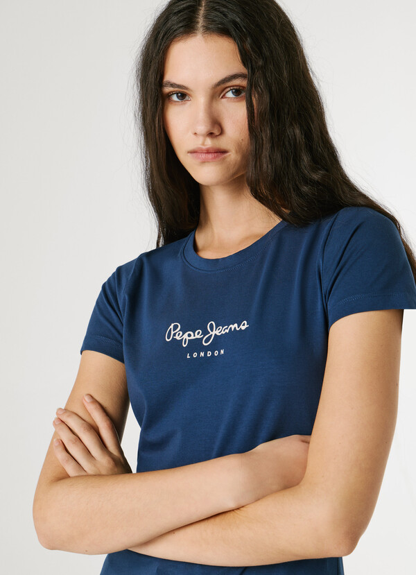 SLIM FIT LOGO PRINT T-SHIRT