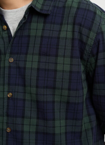 CASUAL FIT CHECKED SHIRT