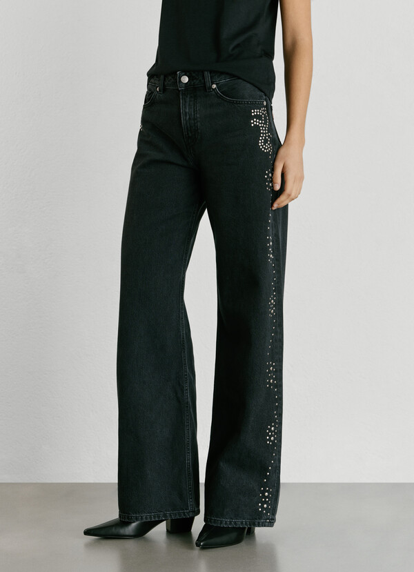MID-RISE WIDE FIT JEANS - LINA