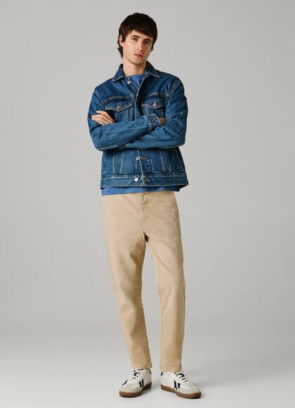 TAPERED FIT CHINO TROUSERS