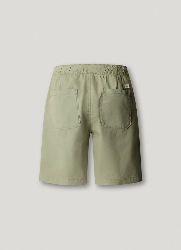 RELAXED FIT POPLIN SHORTS