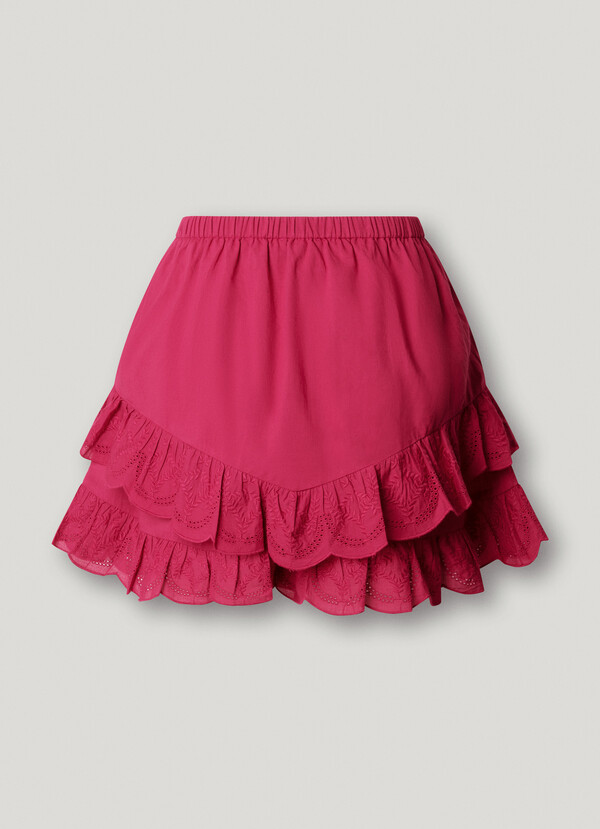 SKORT WITH RUFFLES