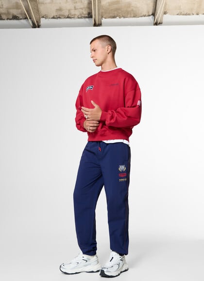 PRINTED LOGO JOGGER TROUSERS