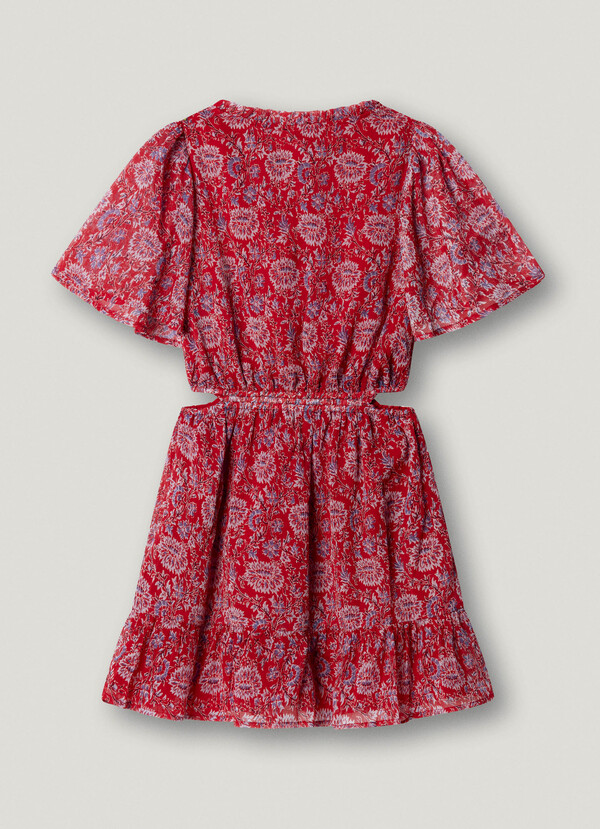 ROBE COURTE &Agrave; IMPRIM&Eacute; FLORAL