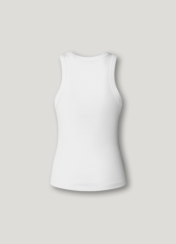 SLEEVELESS RIBBED TOP