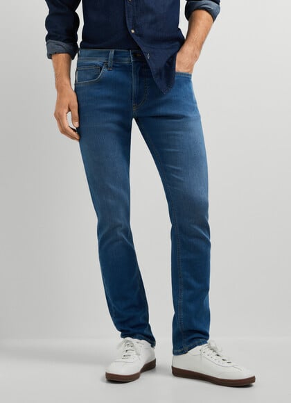 TRACK - SLIM FIT MID-RISE JEANS