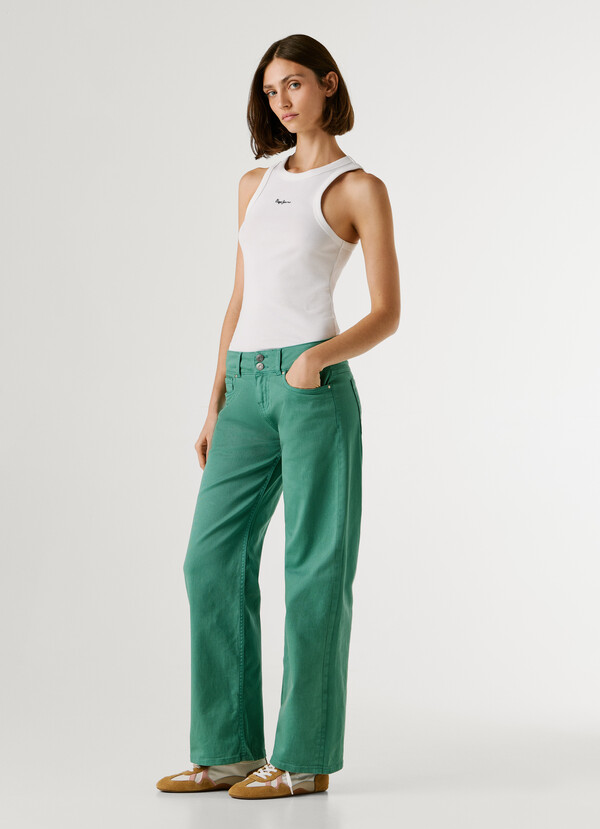 5-POCKET TWILL TROUSERS