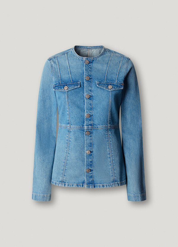 SLIM FIT DENIM JACKET