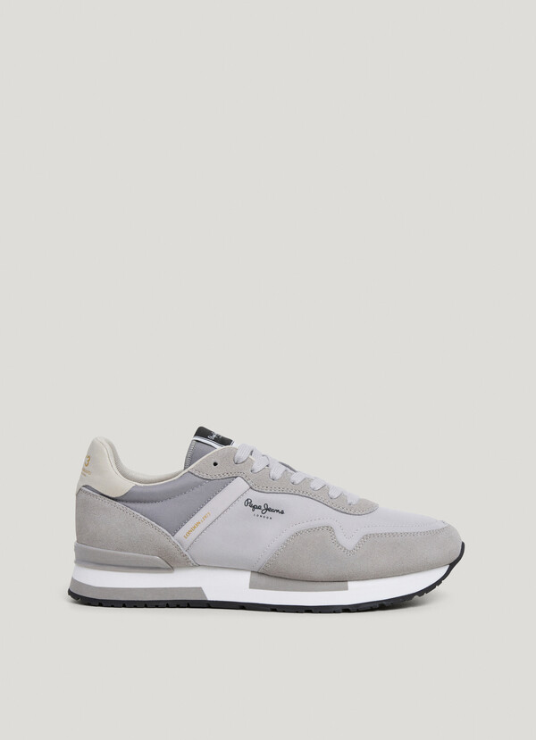 HAILON - ZAPATILLAS PIEL CON DETALLES EN ANTE 