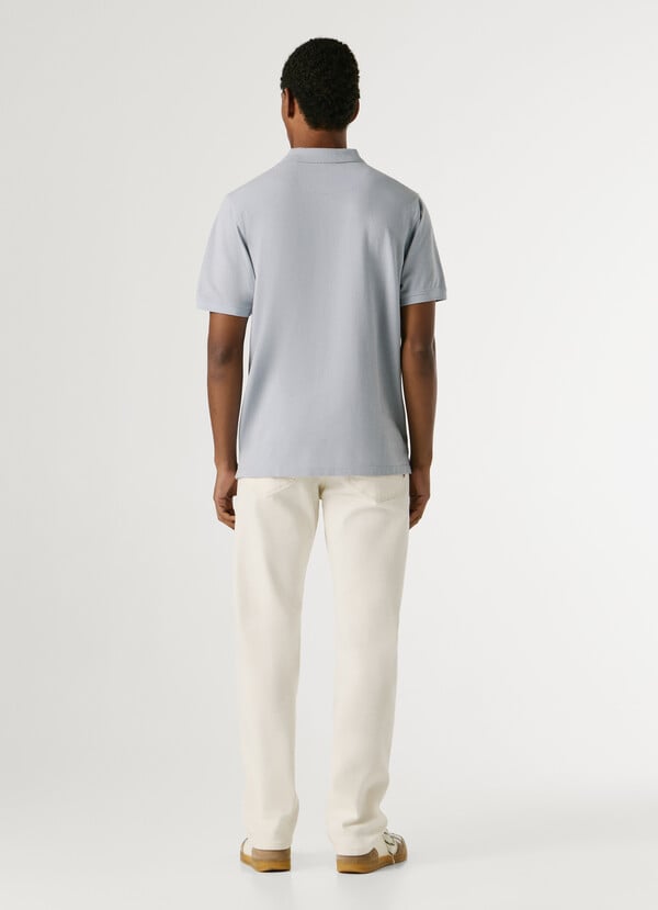 GARMENT DYED PIQUE POLO SHIRT