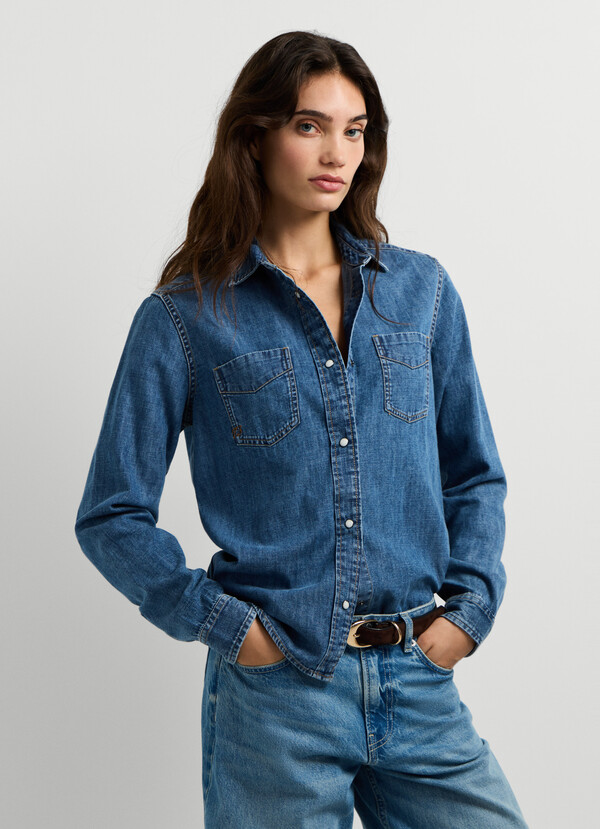 REGULAR FIT DENIM SHIRT