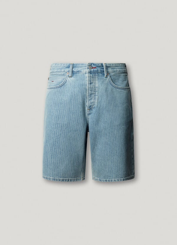 LOOSE FIT DENIM SHORTS