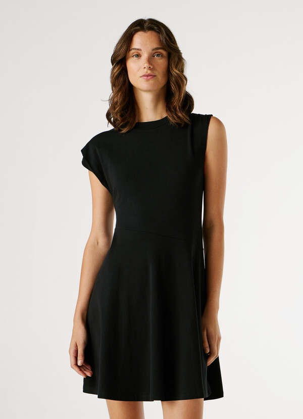 ASYMMETRIC MINI DRESS