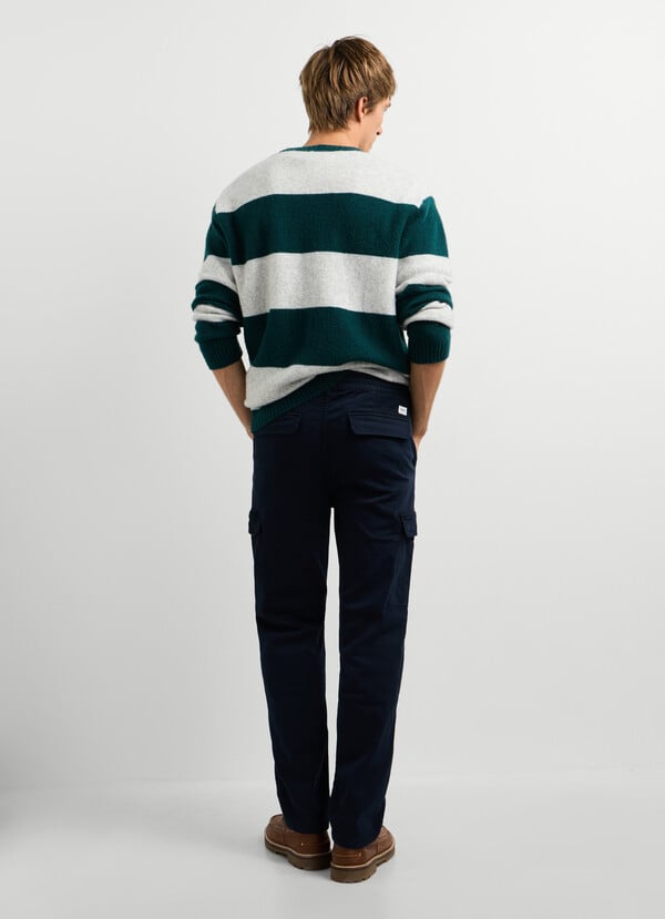SLIM FIT CARGO TROUSERS