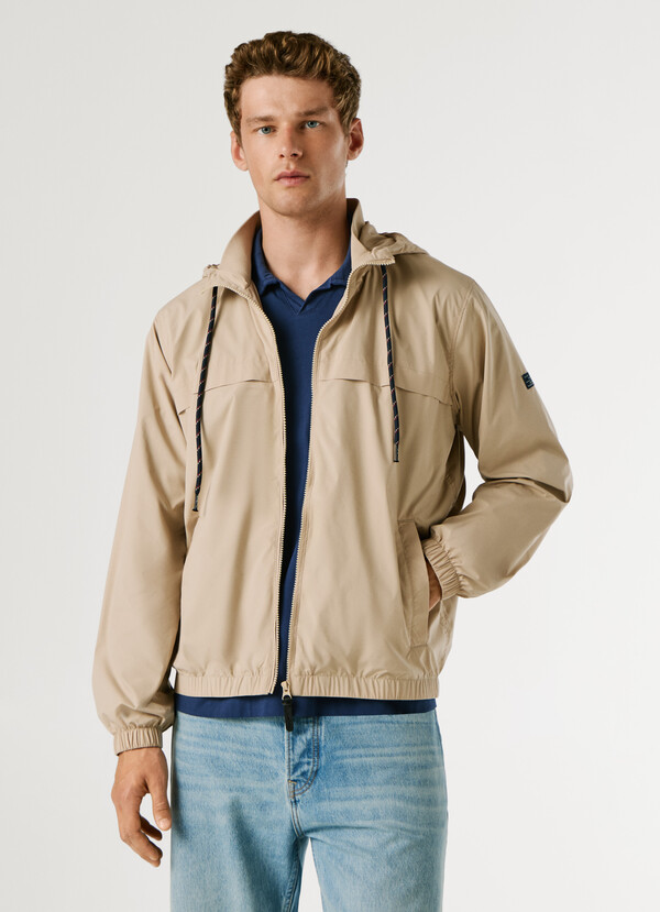 HOODED WINDBREAKER JACKET