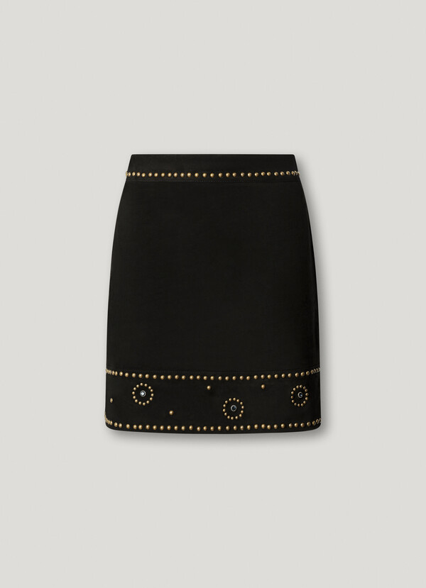 SUEDE MINI SKIRT
