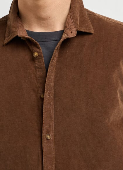 REGULAR FIT CORDUROY SHIRT