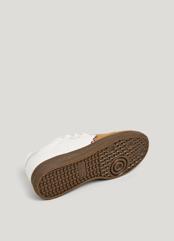 CUPSOLE TRAINERS WITH ANIMAL PRINT DETAILS