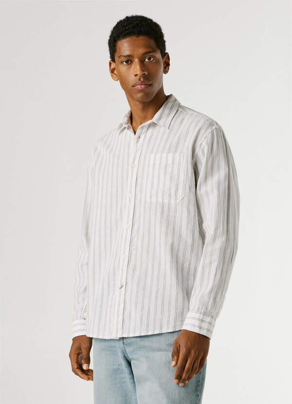 REGULAR FIT STRIPED SHIRT