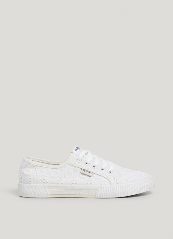 SNEAKERS CLASSICHE CON DETTAGLI RICAMATI - BRADY