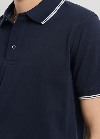 REGULAR FIT PIQU&Eacute; POLO SHIRT