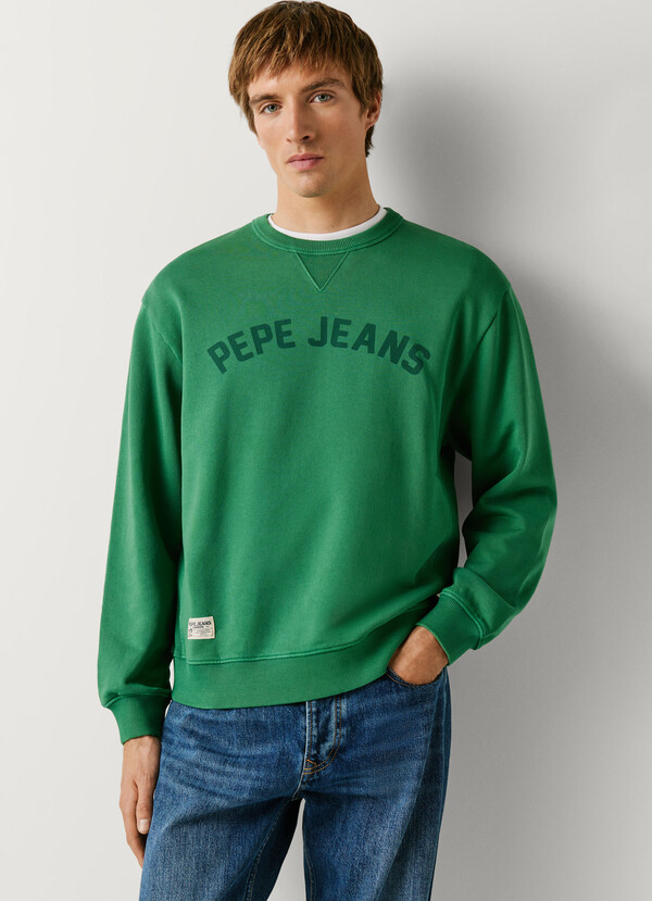 CREW NECK LOGO SWEATSHIRT