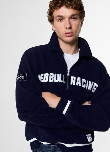 HALF-ZIP FLEECE SWEATSHIRT