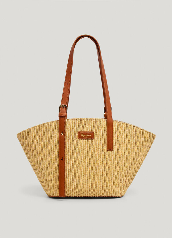 RAFFIA SHOPPER BAG