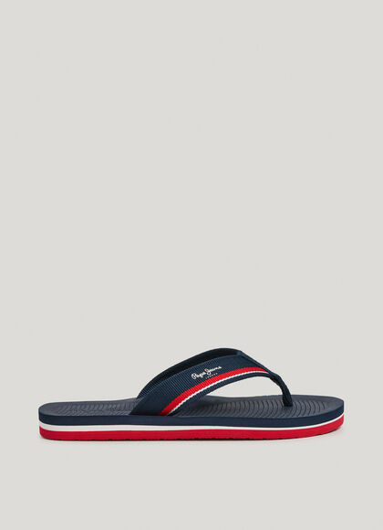 THREE-POINT BEACH FLIP FLOPS WITH LOGO