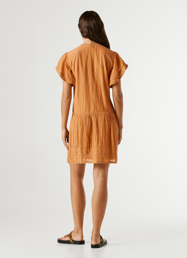 SHORT DRESS WITH LACE