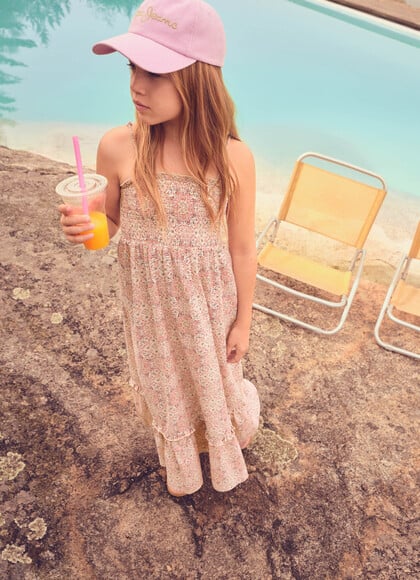FLORAL PRINT MAXI DRESS
