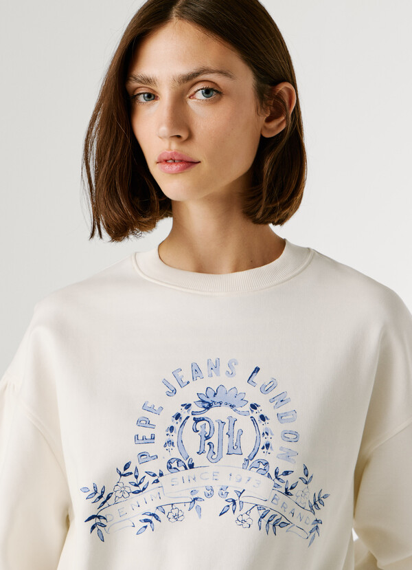 CREW NECK LOGO SWEATSHIRT