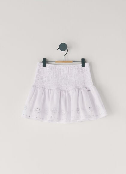 MINI SKIRT WITH OPENWORK DETAILS