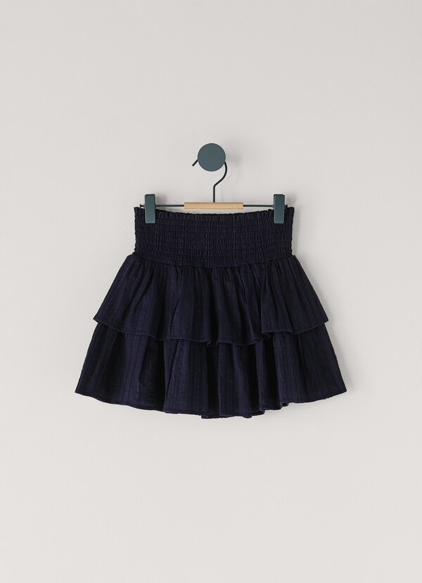 SAIA CURTA COM FOLHOS