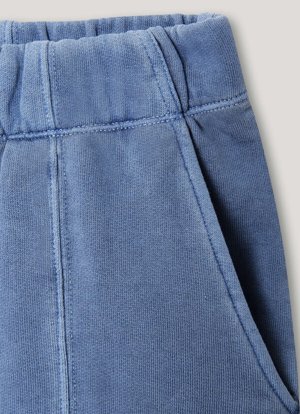 PRINTED LOGO FLEECE SHORTS