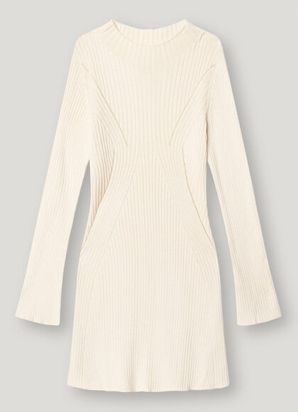 RIBBED MINI DRESS