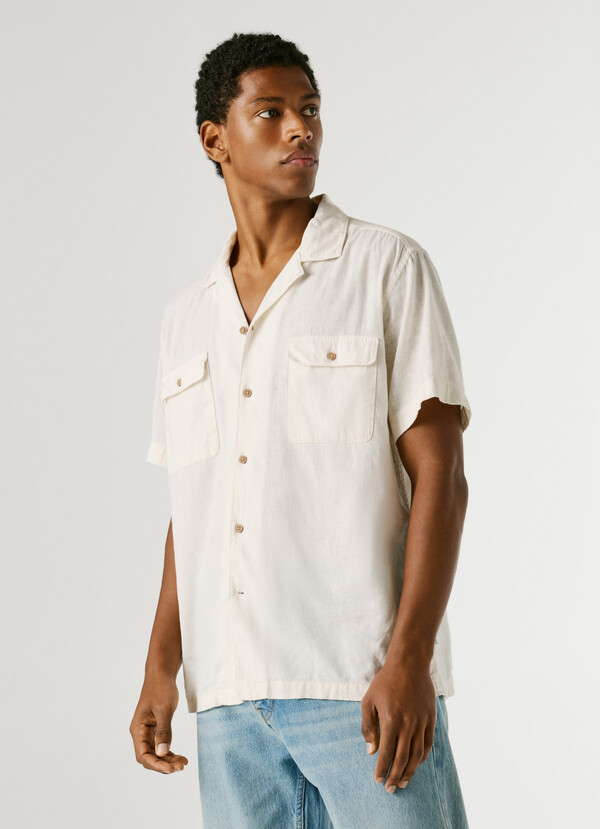 SHIRT WITH CUBAN COLLAR