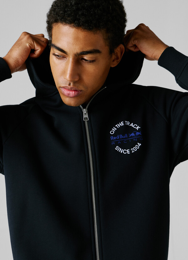 RELAXED FIT ZIP SWEATSHIRT