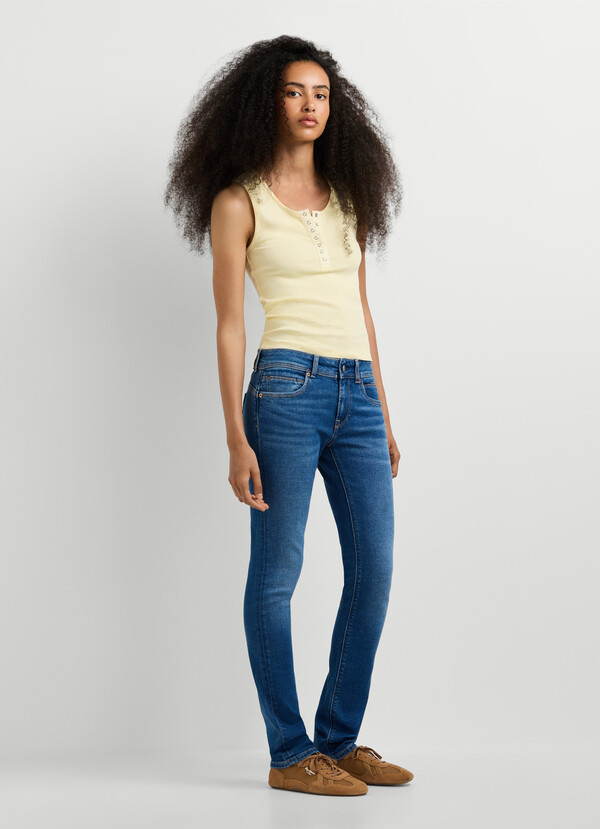 LOW-RISE SLIM FIT JEANS - BROOKE