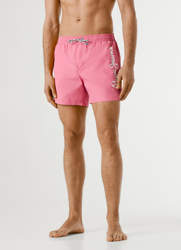 PRINTED LOGO SWIM SHORTS