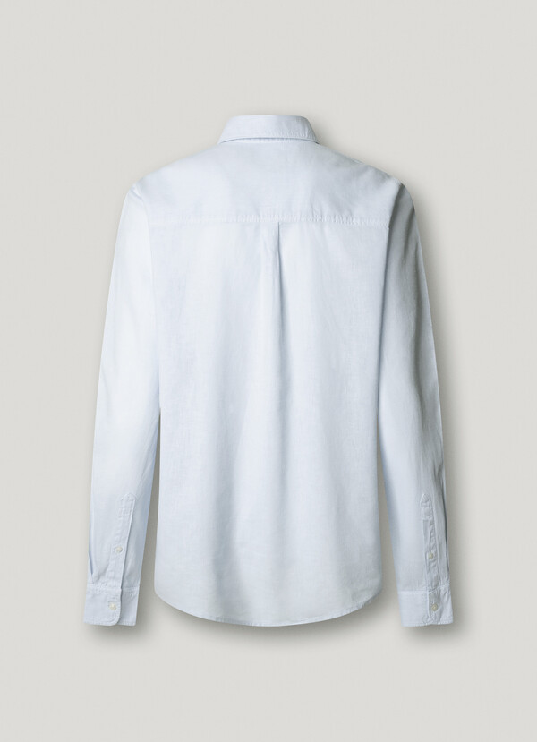 REGULAR FIT GARMENT DYED SHIRT