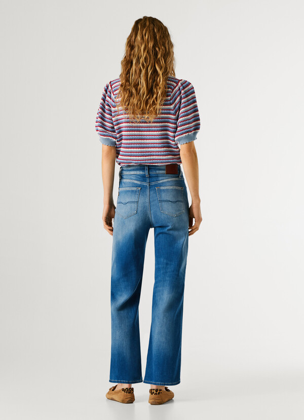 LEXA - HIGH-RISE STRAIGHT FIT JEANS