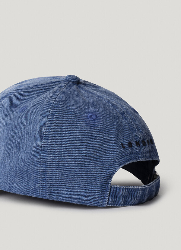 EMBROIDERED LOGO TWILL CAP