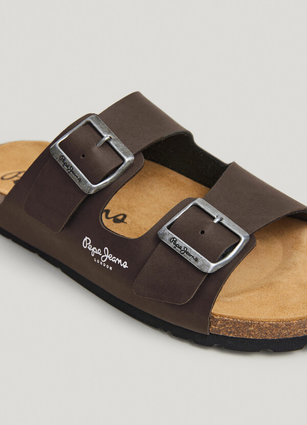 SANDALS WITH DOUBLE BUCKLE
