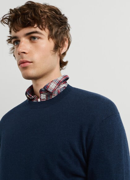 REGULAR FIT CREW NECK KNIT JUMPER